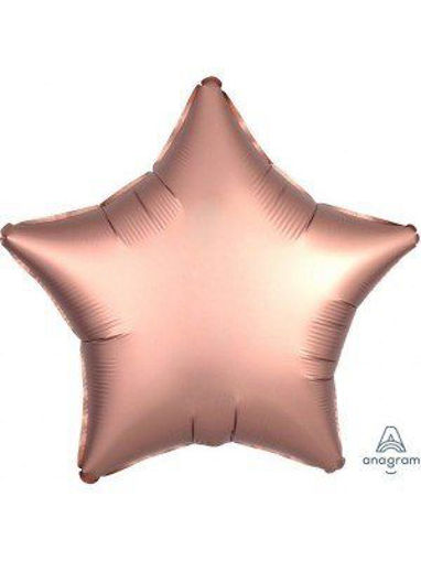 Picture of SATIN LUXE ROSE GOLD STAR 19 INCH